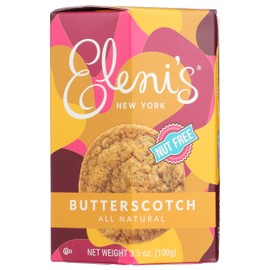 Eleni's Butterscotch Cookies In Box, Nut Free, 3.5 Ounces (Pack Of 6)