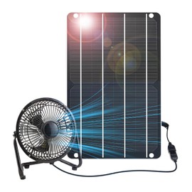 Mini 6W Solar Panels Chargers USB 5V Small Monocrystalline Power Emergency Panels IP67 Waterproof for Outdoor Security Camera Fans Flashlight Pond Air Bubbler Fish Tank Oxygen Pump