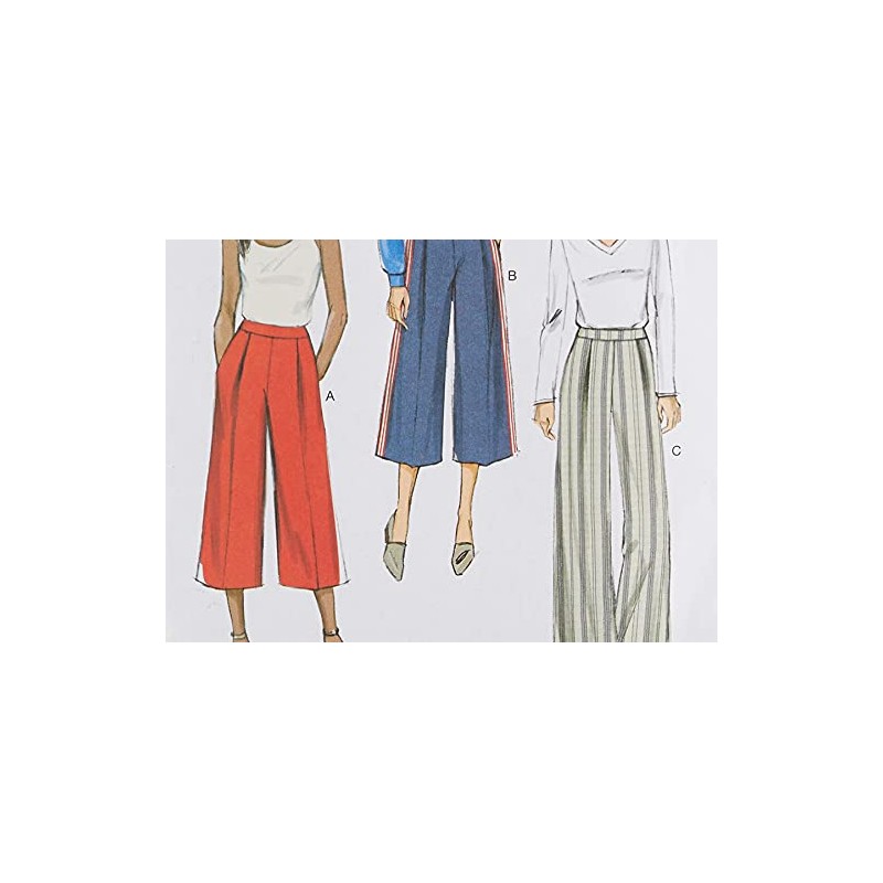 Vogue Patterns 9302 OS Misses Pants, Tissue Multi-Colour, 15 x