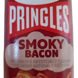 Pringles New Flavor PRINGLES Potato Crisps Smoky Bacon 5.5 oz Canister