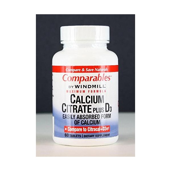 Windmill Calcium Citrate Plus Vitamin D Tablets - 60 Ea