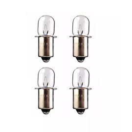 MaxLLTo Replacement 12 Volt Xenon Flashlight Bulbs for Makita Bosch and Dewalt Flashlights, 4 Pack