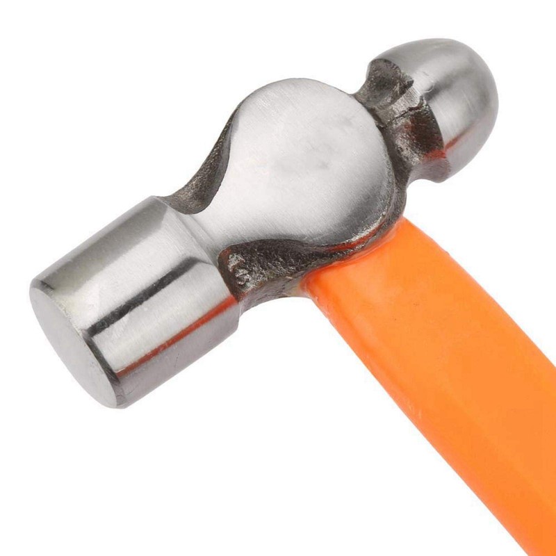 Round Hammer, 0.5LB Round Mini Small Hammer Ball Peen Pein