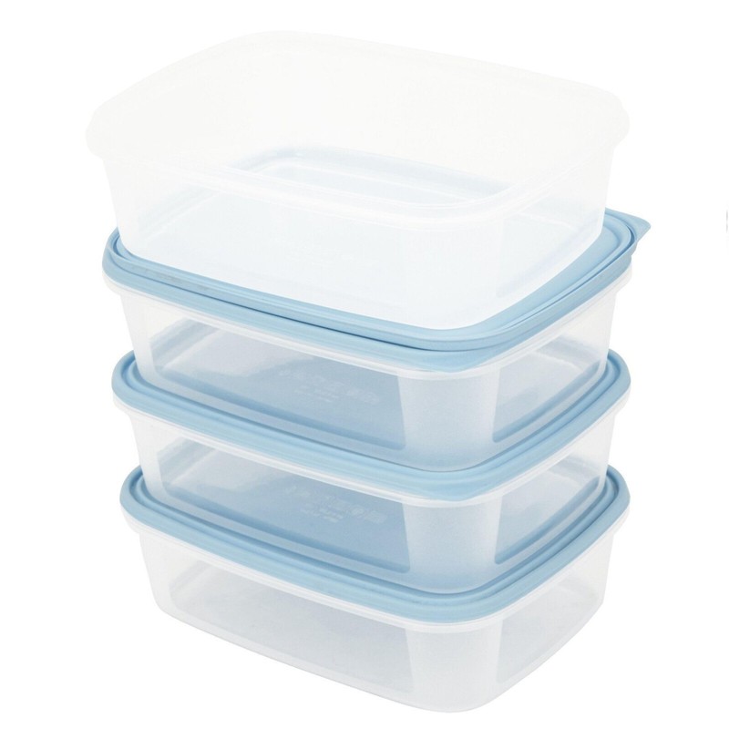 Wham Cuisine Clear Everyday Set of 4 Food Storage Box