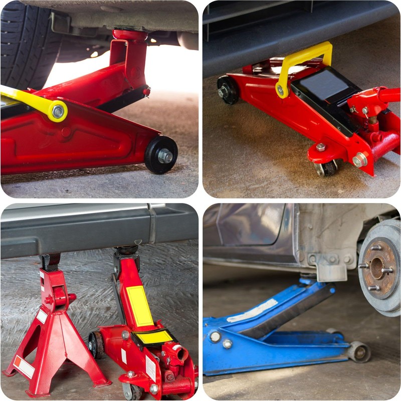 5 Ton Universal Car Jack Pad Adapter - Rubber Slotted