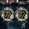 afzdby Floating Pool Lights Solar Powered,14 Inch 3000K Warm White