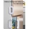 1 Pack Fridge Lock Door Refrigerator/Freezer Lock for Kids &
