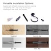 LEOPO 8 Inch Shelf Bracket for DIY Floating Shelf, 1/5