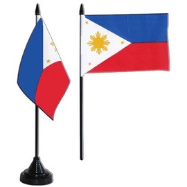 Fritze® Table Flag Philippines Flag 4 x 6 Inches