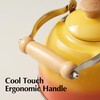 ROCKURWOK Tea Kettle, Tea Pot with Cool Touch Ergonomic Handle,