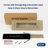Safoner Aluminum RV Floor Register 2"x10" with Removable Cover, Lightweight