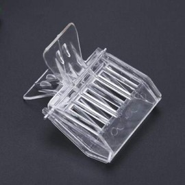 5 Pack Plastic Queen Bee Catcher Queen Bee Cage Catcher Clips Trap Box Beekeeping Tool for Beekeepers (Transparent)