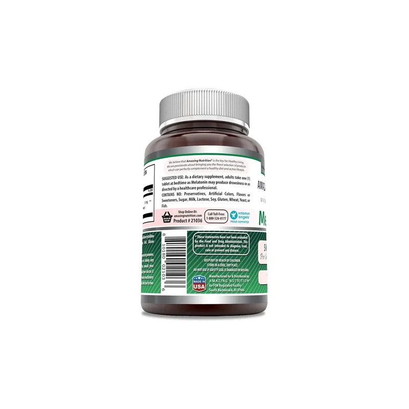 Amazing Formulas Melatonina 5mg 180 Tabletas Usa
