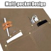 Canvas Apron with 3 Pockets, Cleaning Supplies Chefs Apron Cross