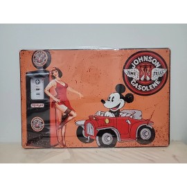 TCO Johnson Gasoline Sign, Gas Station, Garage, Auto Shop, Retro Vintage Sign