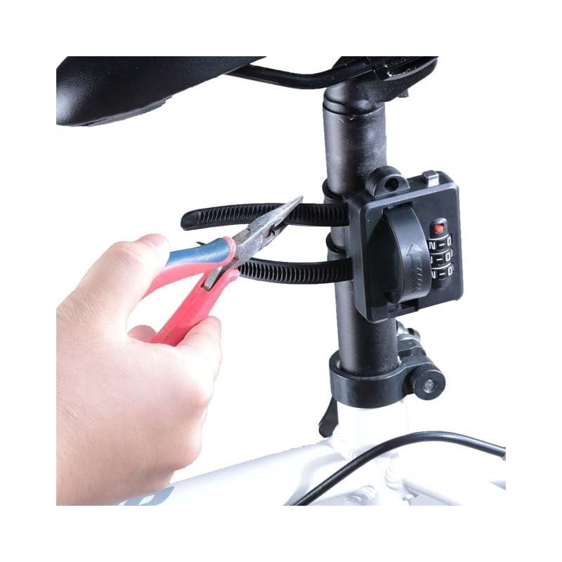 Kawadomi Seisakusho Bicycle Lock Band LB-101BK Black