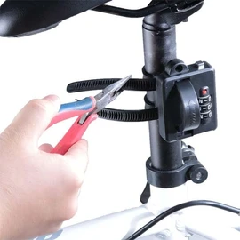 Kawadomi Seisakusho Bicycle Lock Band LB-101BK Black