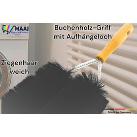 MAAJ Double Radiator Brush 48 cm Goat Hair Very Soft Made in Germany