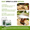 Mulch Glue for Landscaping, 135 oz Pet-Safe Binder Spray, Covers