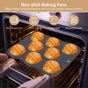 Set of 6 Hamburger Bun Pans for Baking, 4/8/9-Cup Hamburger