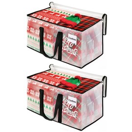 BlissTotes Moving Bags, Storage Bags with Zipper, Moving Bags Heavy Duty Extra Large, Moving Supplies, Clear Packing Bags, Reinforced Handles and Tag Pocket & Collapsible Moving Bags (93L)