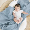 Konssy 3 Pack Muslin Swaddle Blankets for Unisex, Newborn Receiving