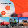 Safety Flag Set - 6 Bright Orange Mesh Warning Flags,
