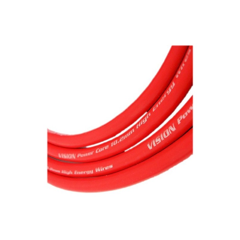 VMS RACING 91-99 RED SPARK PLUG WIRES Set Compatible with