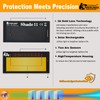 Gold Shade 11 2x4 1/4 Auto Darkening Welding Lens, Cool