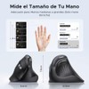 UGREEN Mouse Vertical Inalámbrico Ergonómico, Bluetooth 2.4Ghz