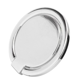 Phone Ring Holder, Mobile Phone Finger Ring Grip 360 Adjustable Metal Phone Holder Magnetic Car Mount for Mobile Phones and Tablets(Silver)