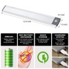 LED Motion Sensor Light,Under Counter Lighting, Wireless USB Rechargeable Kitchen
