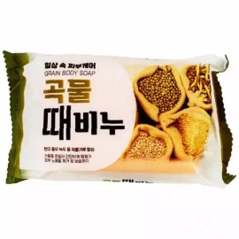곡물 성분 각질 제거 때밀이 전용 고체 비누 목욕탕 사우나 클렌징 150g Grain Ingredient Exfoliating Body Wash Solid Soap for Bath Sauna Cleansing 150g