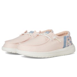 HEYDUDE Kids Womens Wendy Funk Spring Floral (Little Kid/Big Kid) Petal Pink/Multi 4 Big Kid M