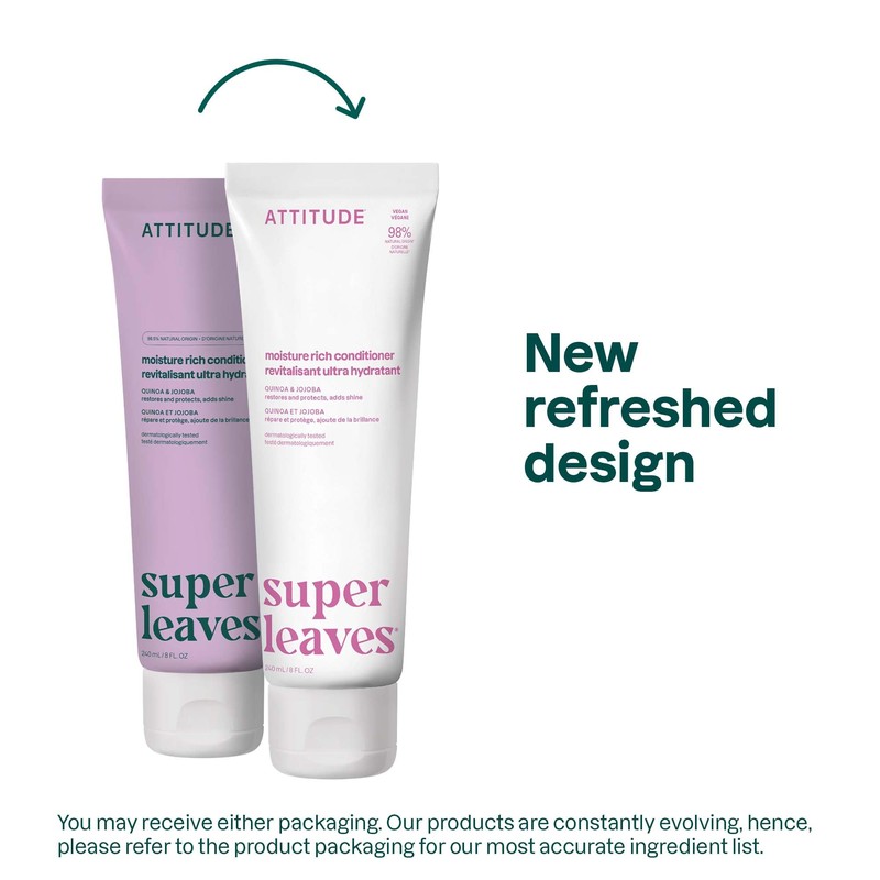 ATTITUDE Moisture Rich Hair Conditioner, For Dry and Damaged Hair,