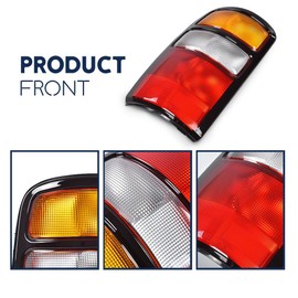 PIT66 Tail Lights Pair Compatible with Chevy Suburban Tahoe 2000-2006, Fit GMC Yukon/Yukon Denali/Yukon Denali XL 2000-2006 Rear Light Lamp Assembly Luz Trasera