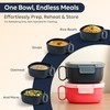 AI LOVE PEACE Microwavable Ramen Bowl Cooker with Lid -