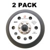 For Porter Cable (2) Backing Pad 6" Hook Loop for