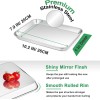 Bright Stainless Steel Cookie Sheet Baking Pan Oven Tray Pan