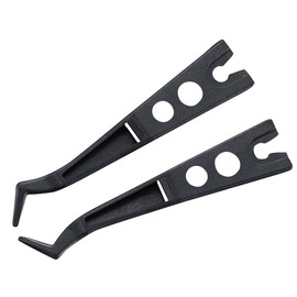 Hozan P-642S-1 ESD Chip Replacement Tip Tweezer Replacement Part, Tip Width 0.04 inch (1.0 mm), Bent Tip Type