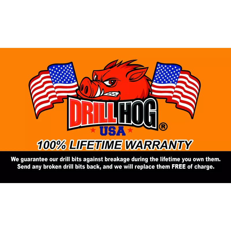 Drill Hog 1/8", 3/16", 1/4, 5/16, 3/8", 1/2" HI-Molybdenum M7