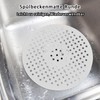 Sink Liner, Pack of 2 Round Sink Liners, White Rubber