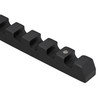 Relaxdays Folding Hook for 6 Hangers, Metal and Wood, Hooks