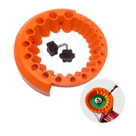 Drill Bit Sharpener Tool Power Drill Bit Sharpeners for Grinder Attachment 2 to 13 MM Drill Bit 125 MM Grinder Handheld Multi Tool Portable Drill Bit Sharpening (Orange)