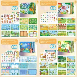 Montessori Busy Book Para Niños Pequeños Libro De Actividade                                                                                          