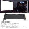 PCIE4.0 X16 Riser Cable 9.8in Length Right Angle High Speed