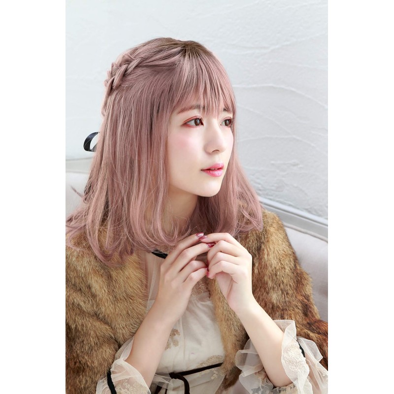 Prisila CTA-693 All Wig, Gradient, Frill Curl Midi, Heat Resistant,