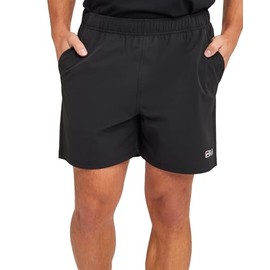 FILA Men's Classic 2.0 Run Short, Black, Large
