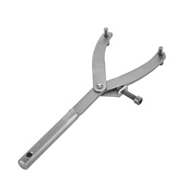 TRKIMAL Adjustable Locking Spanner Wrench Clutch, Wrench Holder Hub Rotor Flywheel Sprocket Spanner Wrench Set Fan Clutch Removal Tool for Scooter Motorcycle Accessories