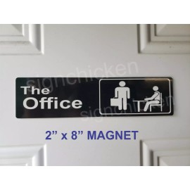 SIGN CHICKEN THE OFFICE -  SIGN, MAGNET,  DUNDER MIFLAN , TV SHOW, REFRIGERATOR MAGNET